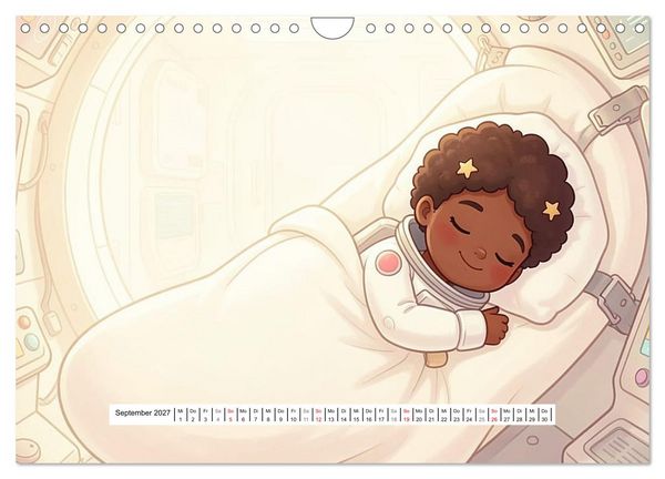 Produktbild: Kleine Astronauten (Wandkalender 2027 DIN A4 quer), CALVENDO Monatskalender