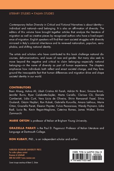 Produktbild: Contemporary Italian Diversity in Critical and Fictional Narratives