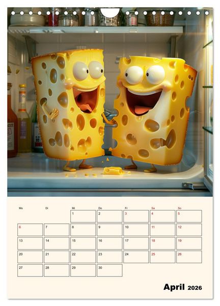 Produktbild: Nachts im K&uuml;hlschrank (Wandkalender 2026 DIN A4 hoch), CALVENDO Monatskalender