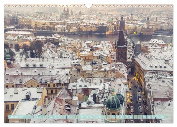 Produktbild: Die Karlsbr&uuml;cke in Prag (Wandkalender 2026 DIN A3 quer), CALVENDO Monatskalender
