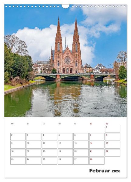 Produktbild: Stra&szlig;burg - Urlaubsplaner (Wandkalender 2026 DIN A3 hoch), CALVENDO Monatskalender