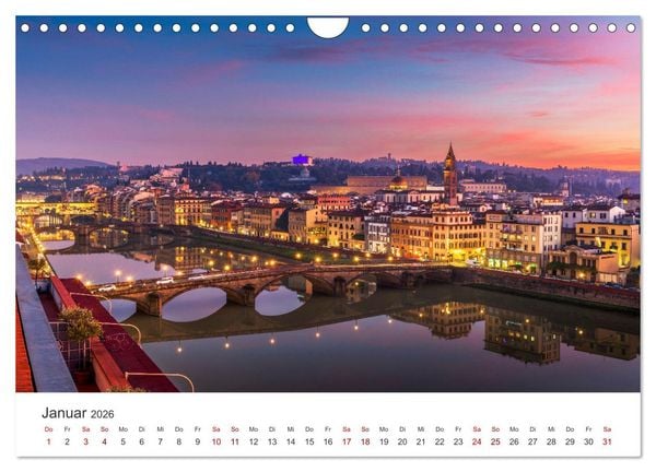 Produktbild: Florenz - Die Hauptstadt der Toskana. (Wandkalender 2026 DIN A4 quer), CALVENDO Monatskalender