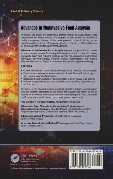 Produktbild: Advances in Noninvasive Food Analysis