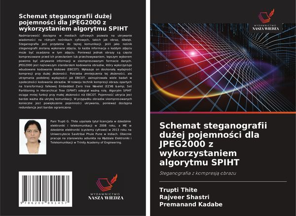 Produktbild: Schemat steganografii du&iquest;ej pojemno&iquest;ci dla JPEG2000 z wykorzystaniem algorytmu SPIHT