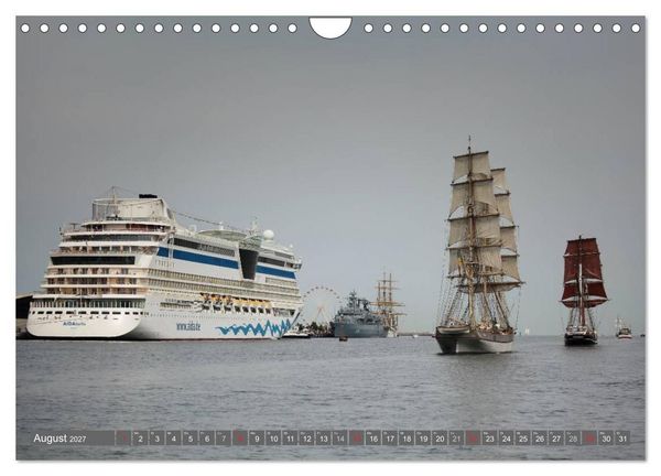 Produktbild: Kreuzfahrt Warnem&uuml;nde (Wandkalender 2027 DIN A4 quer), CALVENDO Monatskalender
