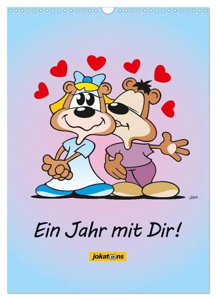 Produktbild: Ein Jahr mit Dir! (Wandkalender 2026 DIN A3 hoch), CALVENDO Monatskalender