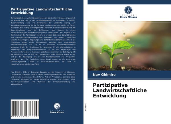 Partizipative Landwirtschaftliche Entwicklung, Taschenbuch von Nav Ghimire, Verlag Unser Wissen, 9786202912204