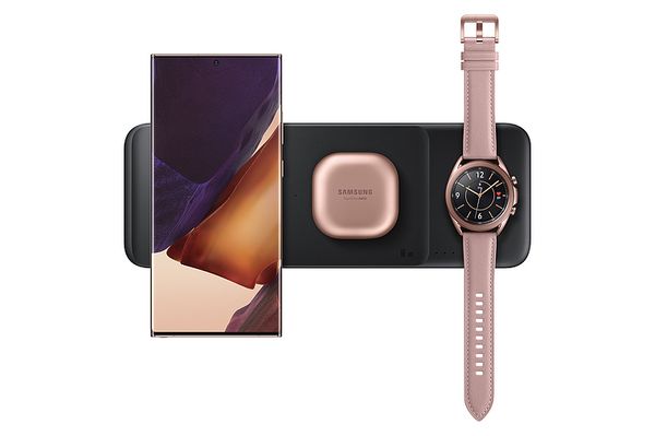 Produktbild: SAMSUNG IM Wireless Charger Trio Pad, Schwarz