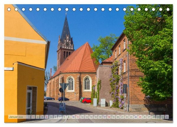 Produktbild: Bad Liebenwerda im Fr&uuml;hling (Tischkalender 2026 DIN A5 quer), CALVENDO Monatskalender
