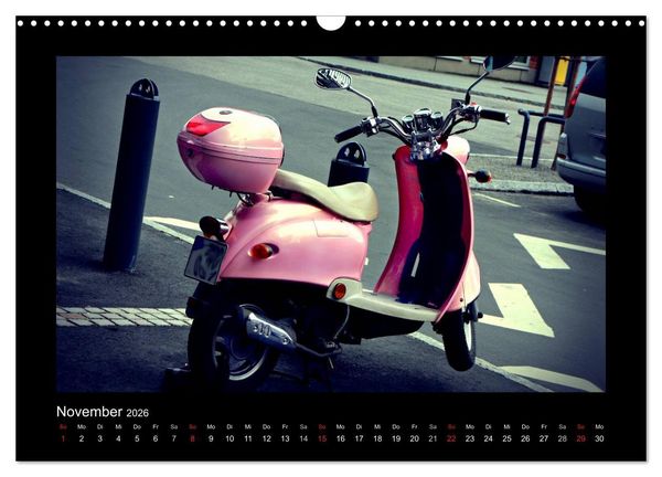 Produktbild: Motorroller (Wandkalender 2026 DIN A3 quer), CALVENDO Monatskalender