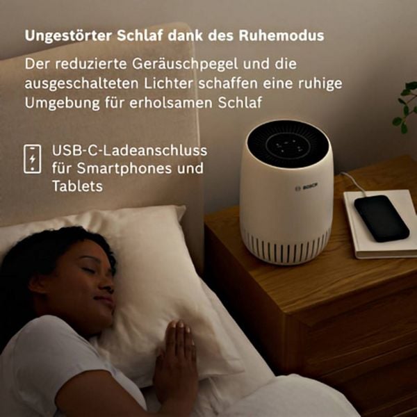 Produktbild: Bosch Home Comfort 7733703696 Air 1000 Luftreiniger 23m&sup2; Wei&szlig;
