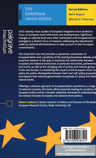 Produktbild: Europeanization and National Politics