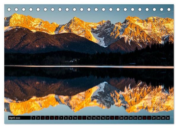 Produktbild: Berge. Alpenseen (Tischkalender 2026 DIN A5 quer), CALVENDO Monatskalender