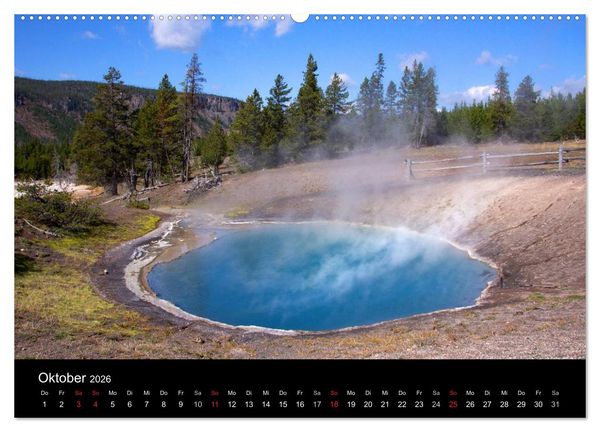 Produktbild: Yellowstone Impressionen (Wandkalender 2026 DIN A2 quer), CALVENDO Monatskalender
