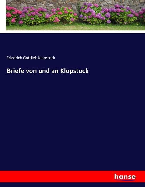 Produktbild: Briefe von und an Klopstock