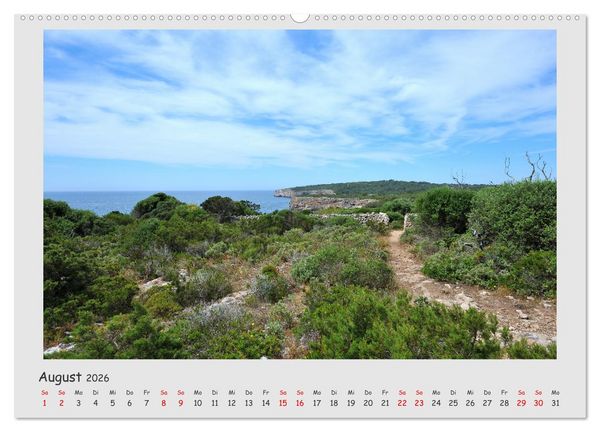 Produktbild: Menorca, die sch&ouml;ne Schwester (Wandkalender 2026 DIN A2 quer), CALVENDO Monatskalender