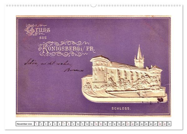 Produktbild: Gruss aus K&ouml;nigsberg (Wandkalender 2026 DIN A2 quer), CALVENDO Monatskalender