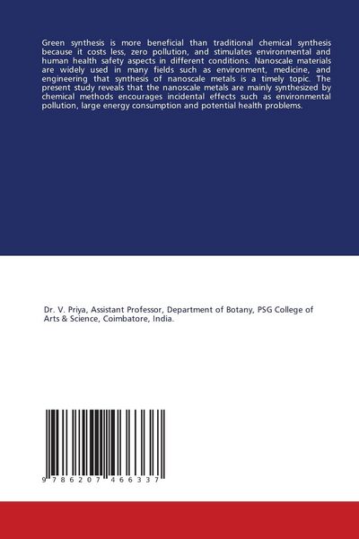 Produktbild: Green Biosynthesis Of Silver Nanoparticles Using Stemodia Viscosa