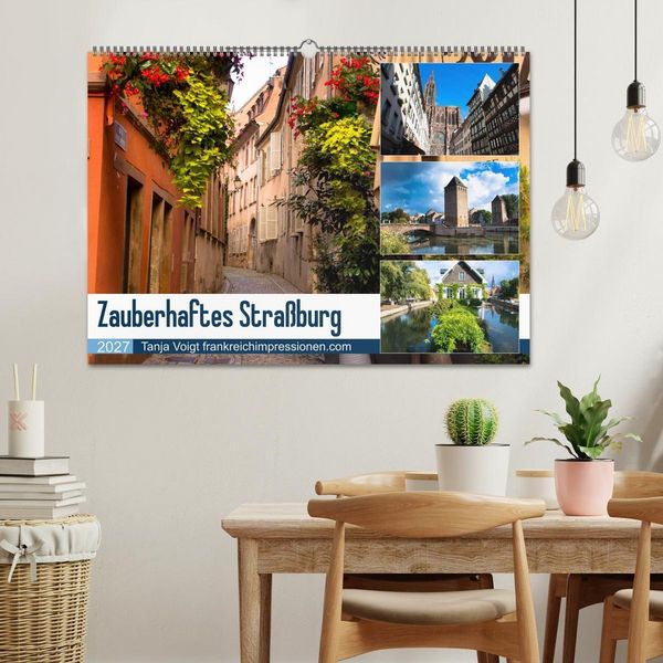 Produktbild: Zauberhaftes Stra&szlig;burg (Wandkalender 2027 DIN A2 quer), CALVENDO Monatskalender