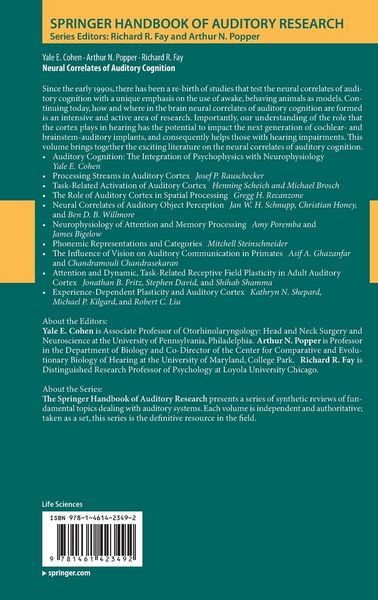 Produktbild: Neural Correlates of Auditory Cognition