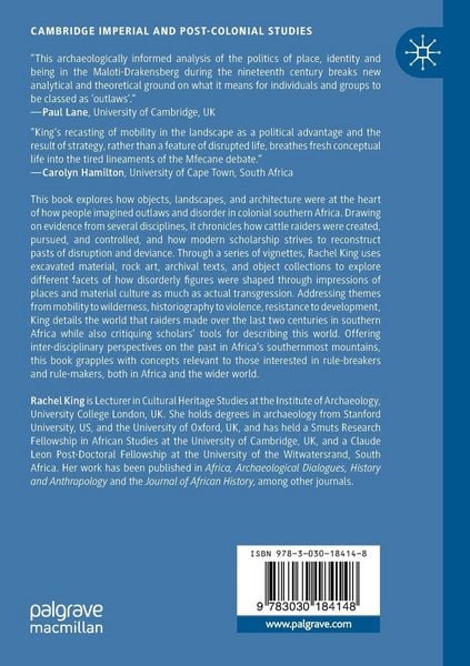 Produktbild: Outlaws, Anxiety, and Disorder in Southern Africa