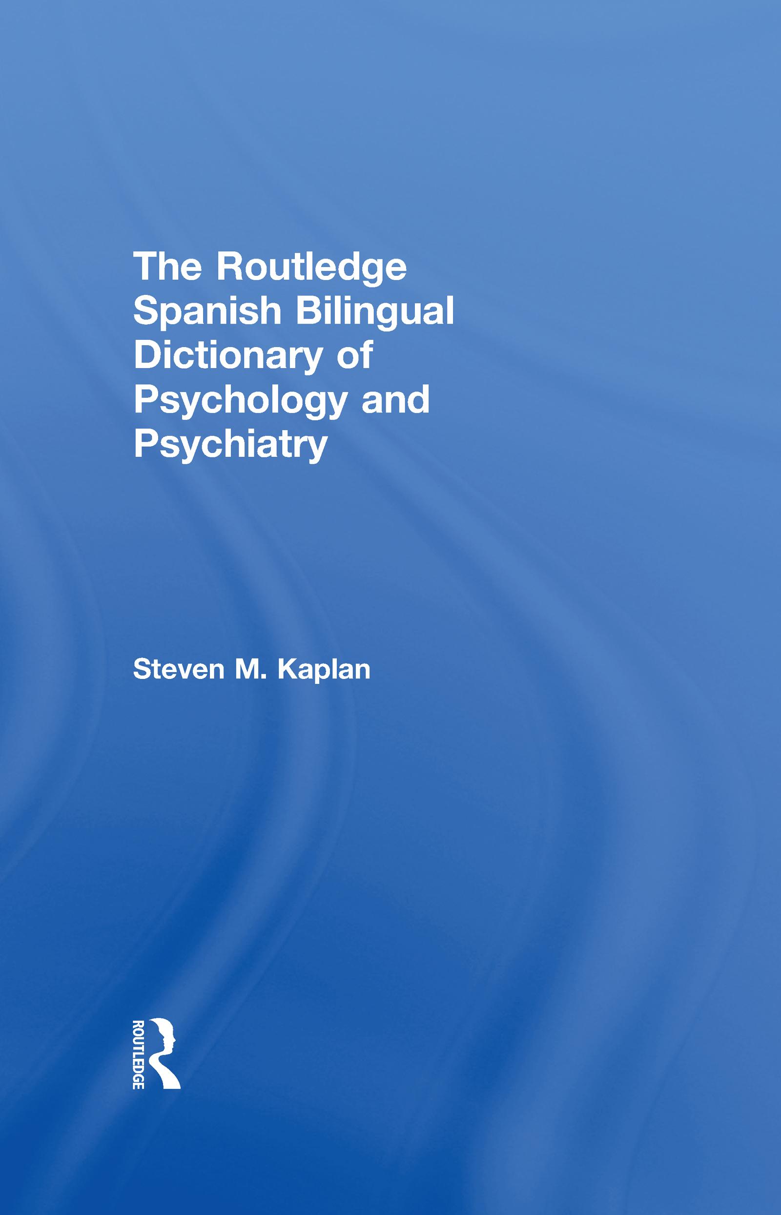 Produktbild: The Routledge Spanish Bilingual Dictionary of Psychology and Psychiatry