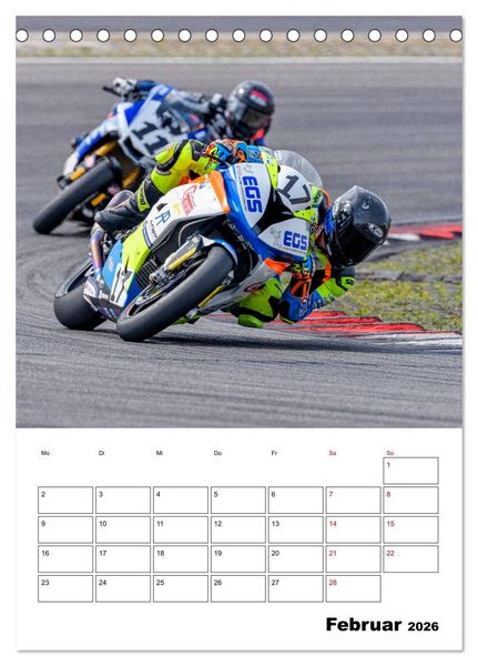 Produktbild: SuperBikes (Tischkalender 2026 DIN A5 hoch), CALVENDO Monatskalender