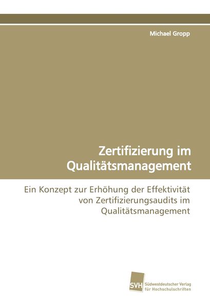 Produktbild: Zertifizierung im Qualit&auml;tsmanagement