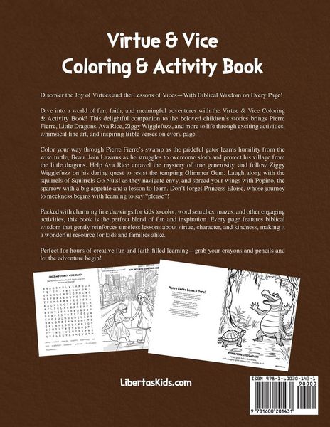 Produktbild: Virtue & Vice Coloring & Activity Book