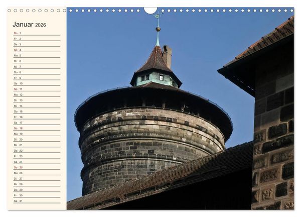 Produktbild: Kaiserstadt N&uuml;rnberg (Wandkalender 2026 DIN A3 quer), CALVENDO Monatskalender