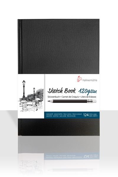 Produktbild: Hahnem&uuml;hle Papier Sketch Book 120, DIN A 4 Hochformat, 120 g/m&sup2;