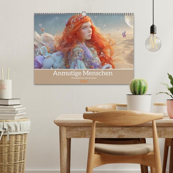 Produktbild: Anmutige Menschen - Atmosph&auml;risch und vertr&auml;umt (Wandkalender 2026 DIN A3 quer), CALVENDO Monatskalender