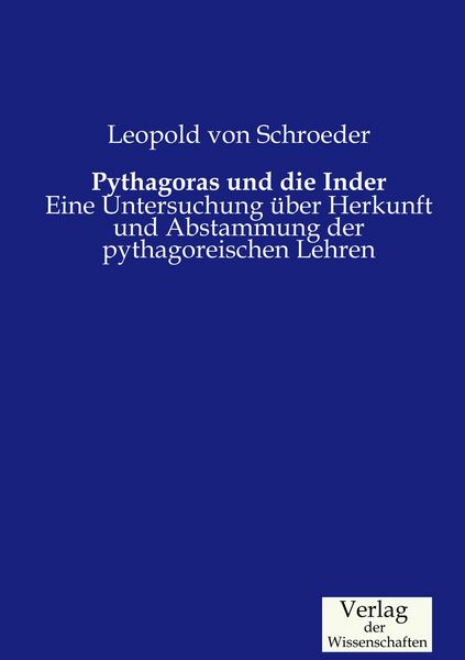 Produktbild: Pythagoras und die Inder