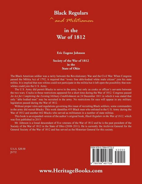 Produktbild: Black Regulars and Militiamen in the War of 1812