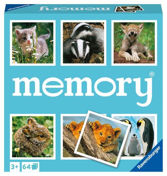 Produktbild: memory&reg; Tierkinder - Kinderspiel ab 3 Jahre