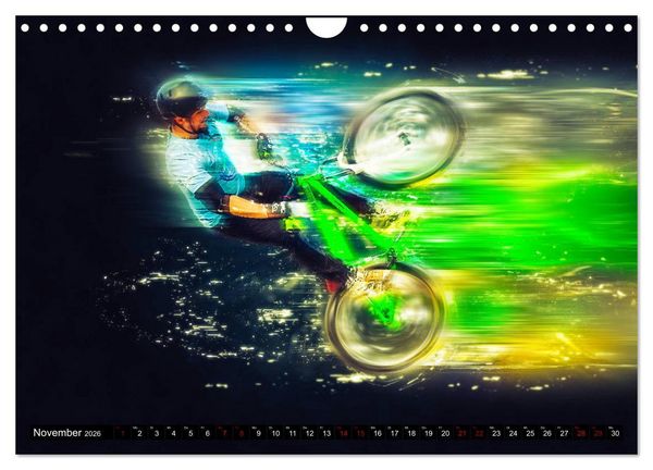 Produktbild: BMX Universum (Wandkalender 2026 DIN A4 quer), CALVENDO Monatskalender