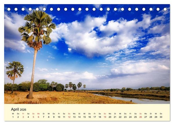 Produktbild: Traumhaftes Malawi (Tischkalender 2026 DIN A5 quer), CALVENDO Monatskalender
