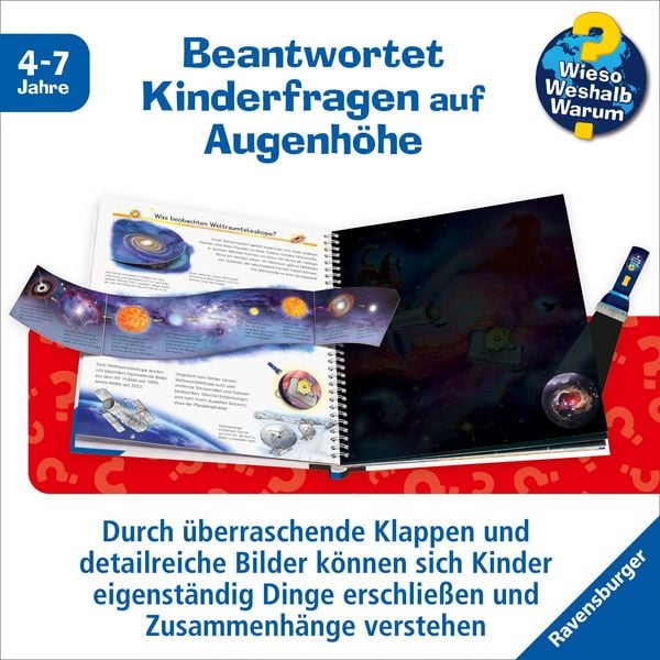 Produktbild: Wieso? Weshalb? Warum? Leuchte und entdecke - Weltraum