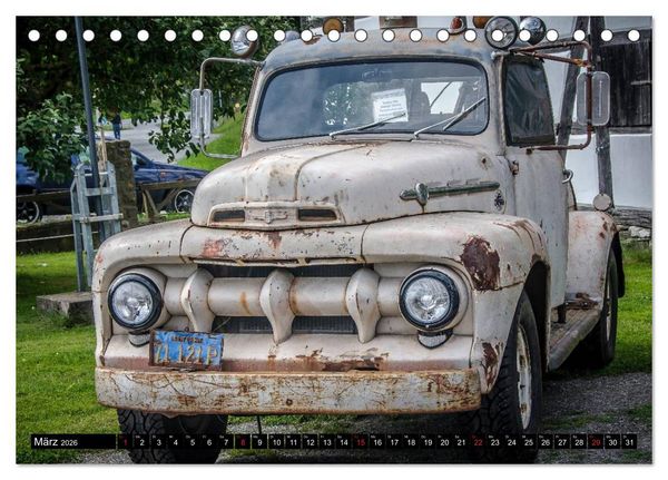 Produktbild: FORD PICK-UPS F 1 - F 100 (Tischkalender 2026 DIN A5 quer), CALVENDO Monatskalender