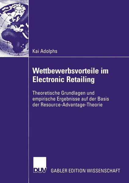 Produktbild: Wettbewerbsvorteile im Electronic Retailing