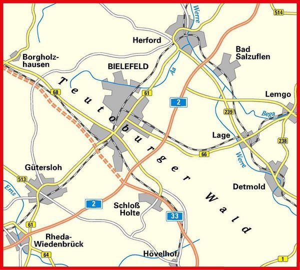 Produktbild: BVA Radwanderkarte Bielefeld und Umgebung 1:50.000