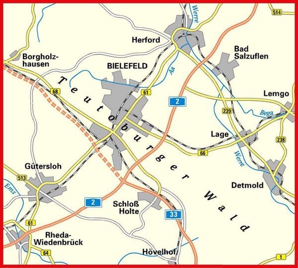 Produktbild: Radwanderkarte BVA Radwandern in Bielefeld und Umgebung 1:50.000, rei&szlig;- und wetterfest, GPS-Tracks Download