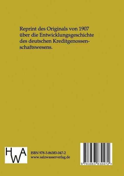 Produktbild: Zur Vorgeschichte der deutschen Kreditgenossenschaften
