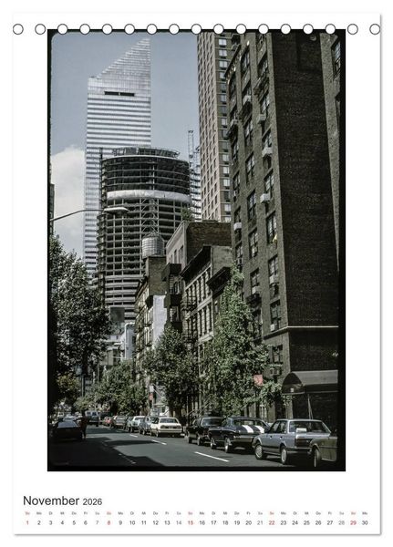 Produktbild: NEW YORK CITY - Vintage Views (Tischkalender 2026 DIN A5 hoch), CALVENDO Monatskalender