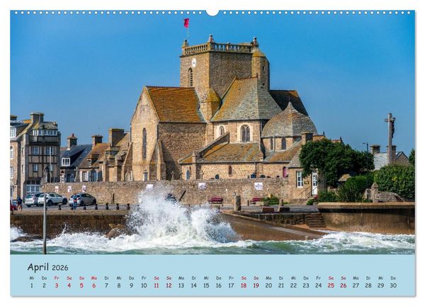 Produktbild: Unterwegs in der Normandie (Wandkalender 2026 DIN A2 quer), CALVENDO Monatskalender