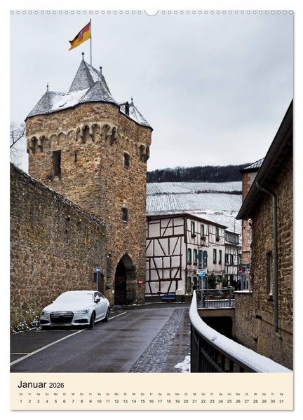 Produktbild: AHRWEILER - ALTSTADTIMPRESSIONEN (Wandkalender 2026 DIN A2 hoch), CALVENDO Monatskalender