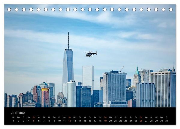 Produktbild: Perspektiven einer Weltstadt - New York (Tischkalender 2026 DIN A5 quer), CALVENDO Monatskalender