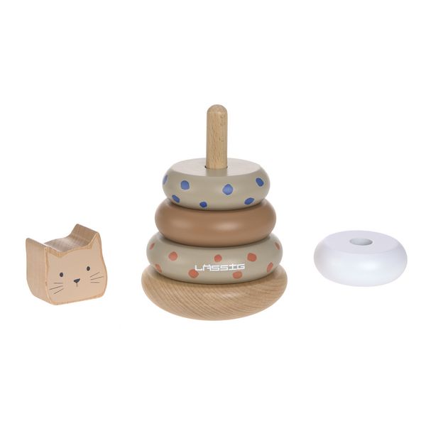 Produktbild: Stacking Ring Tower Wood Little Mateys