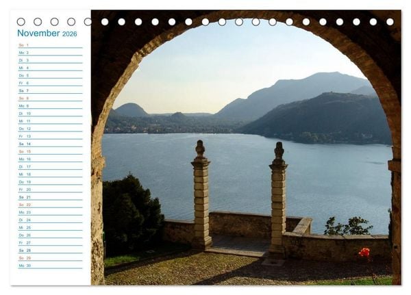 Produktbild: Wundersch&ouml;nes Tessin (Tischkalender 2026 DIN A5 quer), CALVENDO Monatskalender
