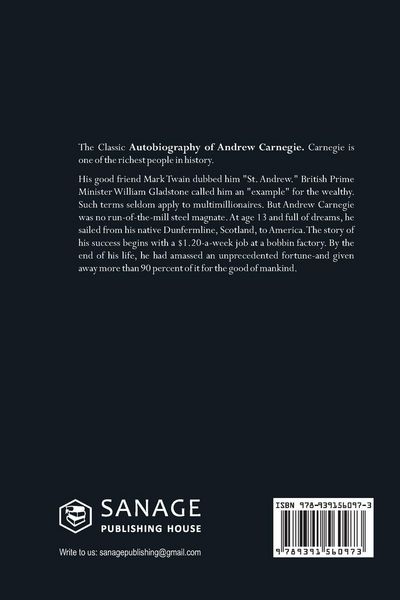 Produktbild: The Autobiography of Andrew Carnegie
